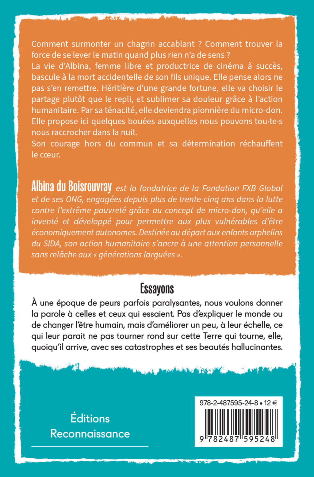 Naviguer l'existence, Albina du Boisrouvray