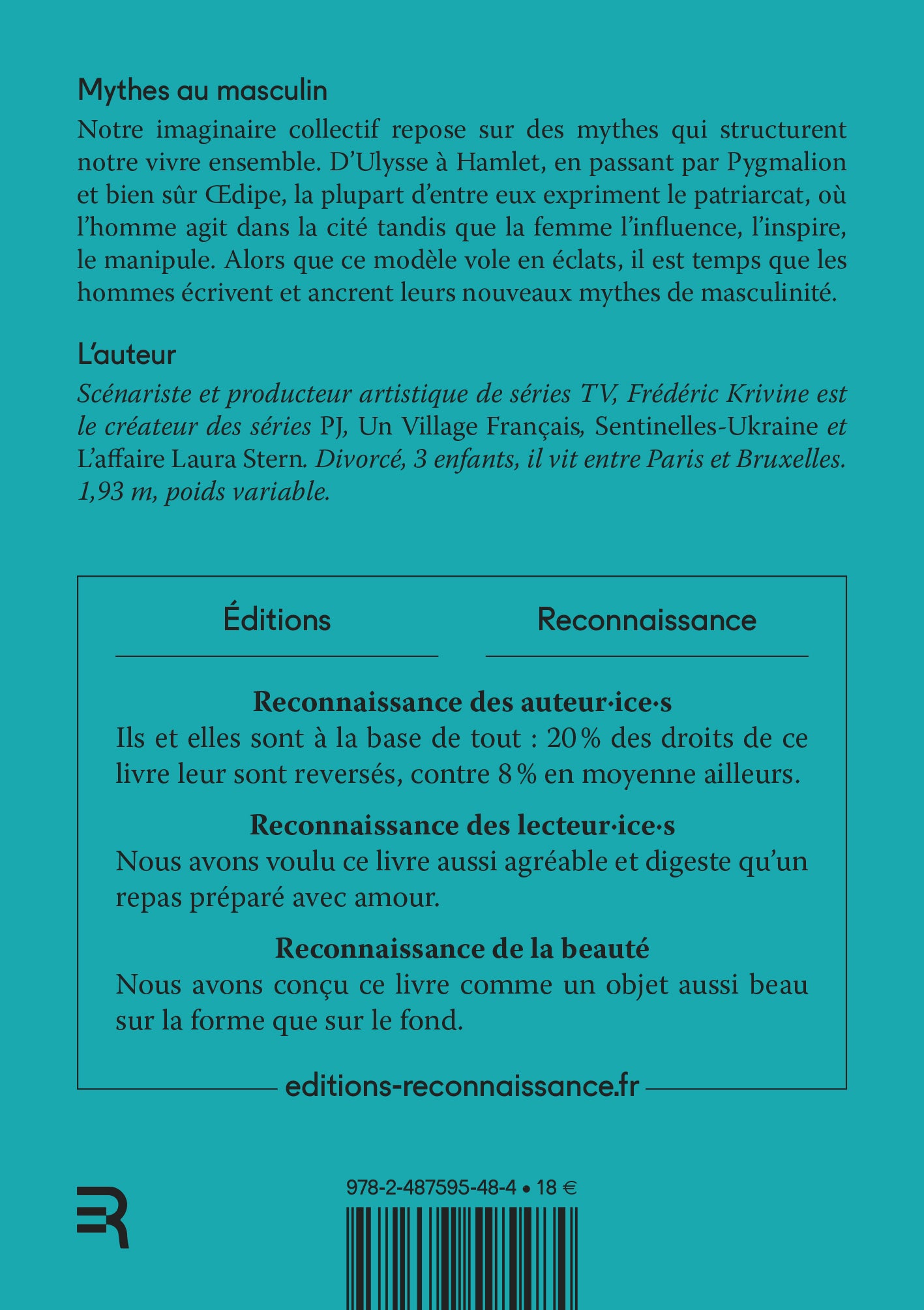 Le Scénariste, Frédéric Krivine (PRÉ-COMMANDE)